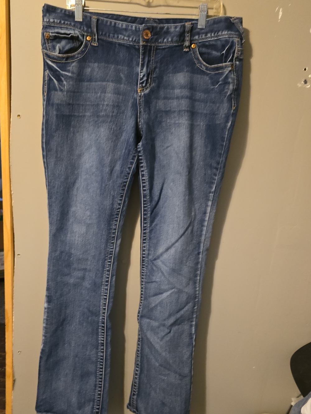 Maurices Light Blue Straight Leg Jeans